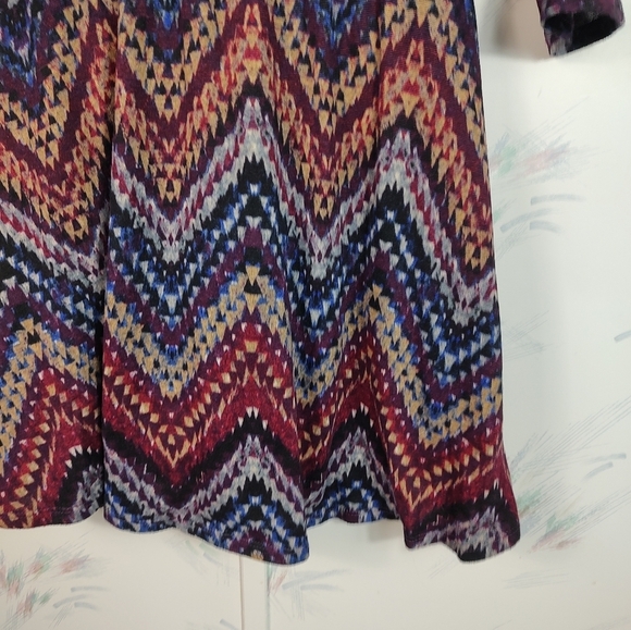 Lily Rose Juniors Chevron Pattern Dress Mini - Picture 4 of 10